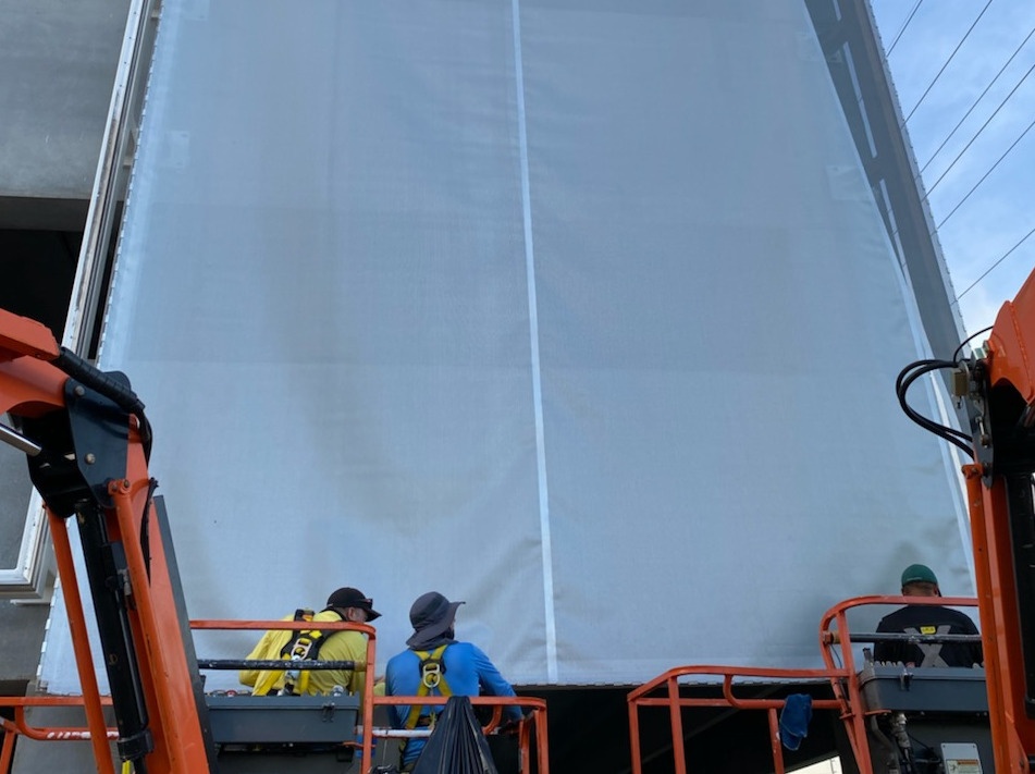 tensile membrane facade