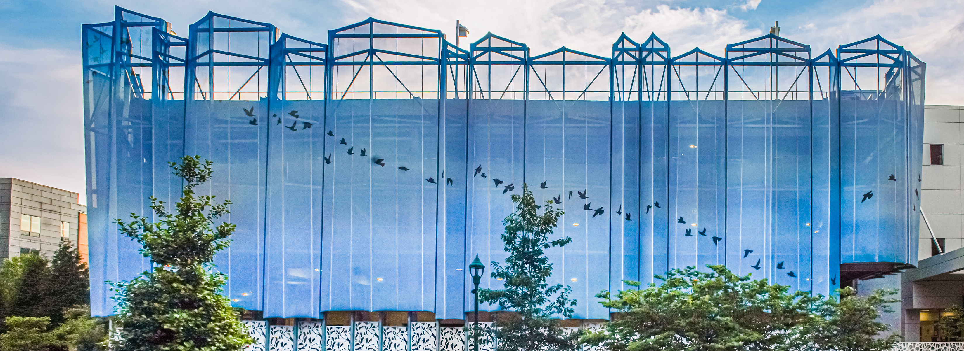PVC Mesh Tensile Facades
