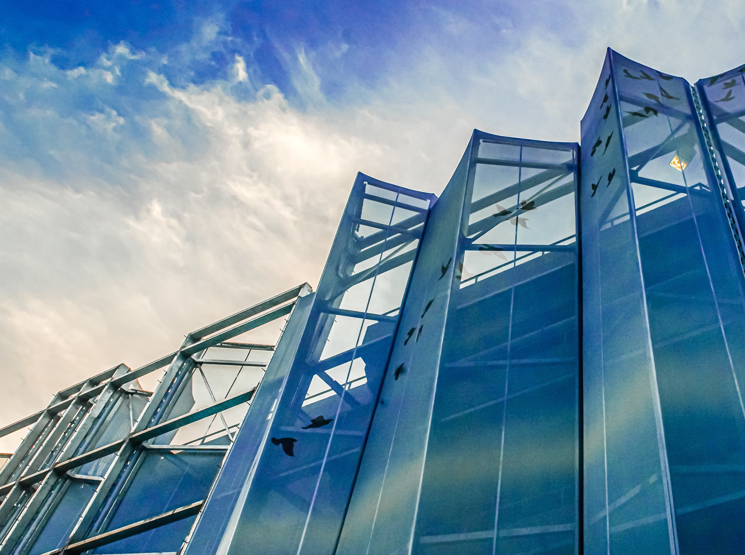 PVC Mesh Tensile Facade